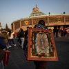 Comienza a llegar los peregrinos a la Basilica de Guadalupe en Mexico