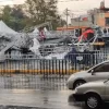 Colapsa escenario por lluvias donde se presentaria Alicia Villareal