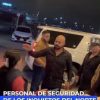 Seguridad de Los Inquietos del Norte agreden a fan