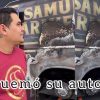 Se incendia bus de Cesar Sarmiento