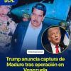 Presidente Donald Trump anuncia la captura del presidente de Venezuela Nicolas Maduro