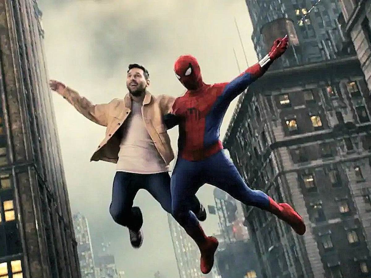 Messi aparece en trailer de Spider Man Nuevo dia